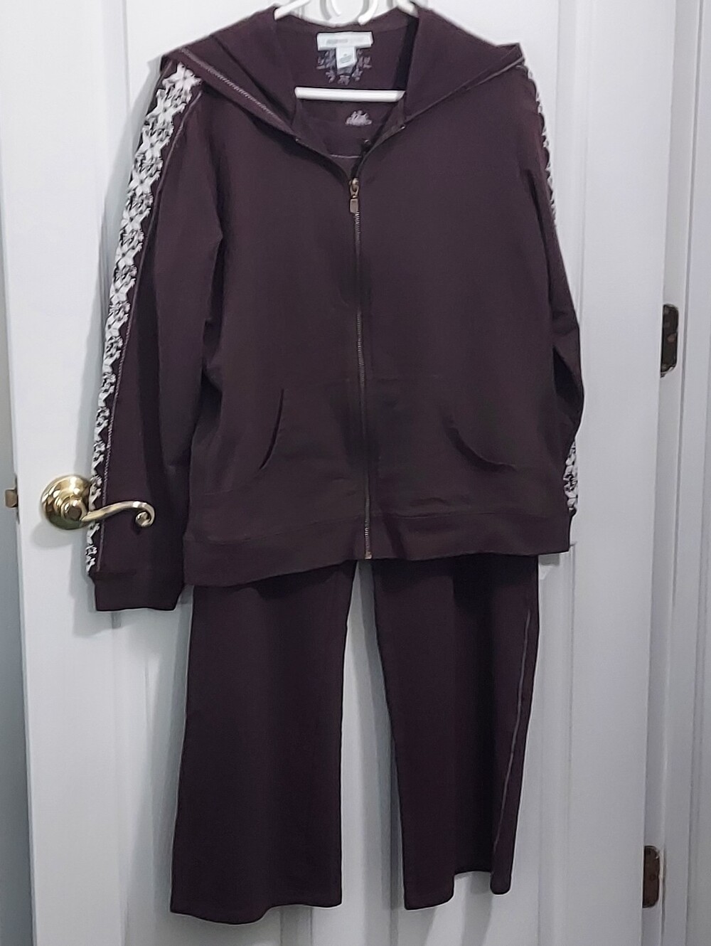 Style & Co. 2Pc. Brown Track Suit